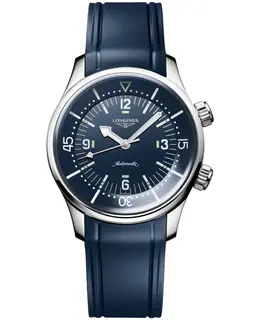 Longines Legend Diver Automatic Blue Dial Rubber Strap Unisex Watch l3.764.4.90.9