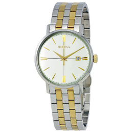 Bulova Classic Cream Dial Mens Watch 98b255