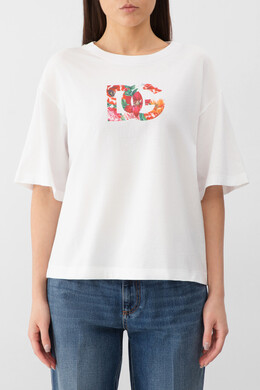 Dolce & Gabbana: Белая футболка 