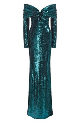 Zuhair Murad: Платье с пайетками 