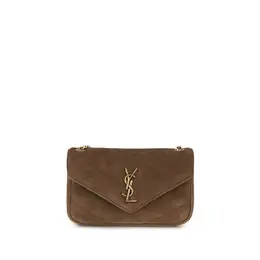 Saint Laurent Brown Leather Shoulder Bag sa8217491u8272358bb