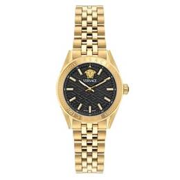 Versace V-Code Quartz Black Dial Ladies Watch ve8i00724