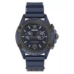 Versace Icon Active Chronograph Quartz Blue Dial Unisex Watch ve8p00624