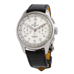 Breitling Premier Heritage Chronograph Automatic White Dial Unisex Watch ab0930371g1p1