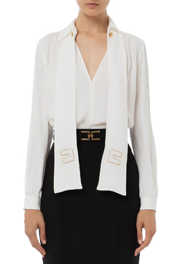 ELISABETTA FRANCHI: Белая блуза 