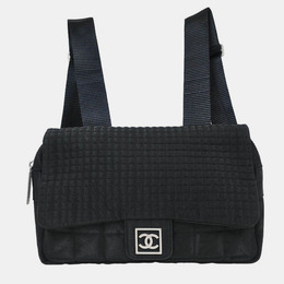 Chanel: Чёрный рюкзак 