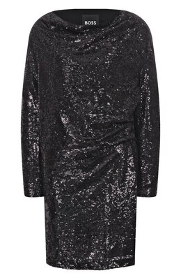 BOSS: Платье с пайетками 