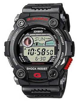 Японские наручные мужские часы Casio G-7900-1E. Коллекция G-Shock w82221