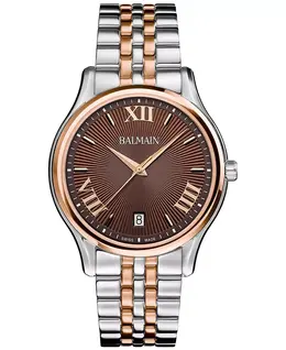 Мужские часы Swiss Beleganza с двухцветным браслетом из нержавеющей стали, 40 мм Balmain 22513139