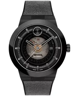 Мужские часы Bold Fusion Automatic Swiss Auto с черным силиконовым ремешком, 43.50 мм Movado 23786048