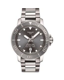 Часы Seastar 1000, 43 мм Tissot, цвет Gray 4249480 | grey/silver