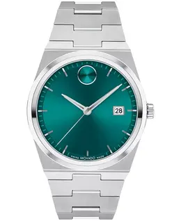 Мужские часы Quest Swiss Quartz из нержавеющей стали, 40 мм Movado 17707992