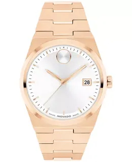 Женские часы Bold Quest Swiss Quartz с ионным покрытием под розовое золото, сталь, 35 мм Movado 19356679