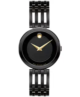 Женские часы Esperanza Swiss Quartz Black PVD, 28 мм Movado 15804814