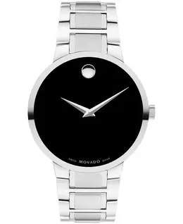 Мужские часы Portfolio Swiss Quartz из нержавеющей стали, 40 мм Movado 19356654