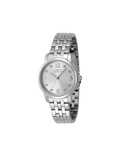 Женские часы Angel Quartz 3 Hand с серебристым циферблатом, модель 48255 Invicta 20746715