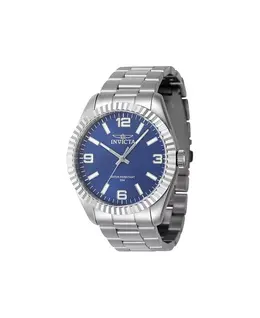 Мужские часы 47451 Specialty Quartz с синим циферблатом и тремя стрелками Invicta 20433246