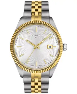 Мужские часы Swiss Ballade с двухцветным браслетом из нержавеющей стали, 40 мм Tissot 20484649