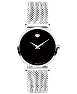 Женские часы Swiss Museum Classic с браслетом из нержавеющей стали, 28 мм Movado 6190565
