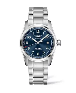 Мужские автоматические часы Spirit с хронографом, стальной браслет, 40 мм Longines 11062097