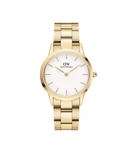 Женские часы Iconic Link из нержавеющей стали с золотистым покрытием, 32 мм Daniel Wellington 17037005