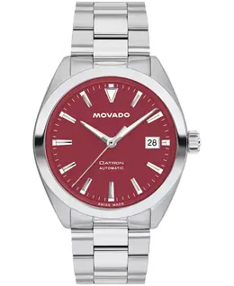 Мужские часы Datron Swiss Automatic, стальной корпус 40 мм Movado 19356702