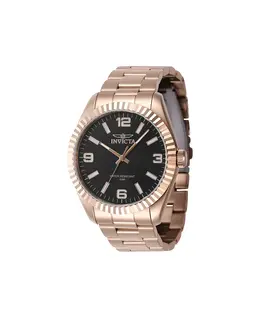 Мужские часы 47461 Specialty Quartz с черным циферблатом и тремя стрелками Invicta 19361368