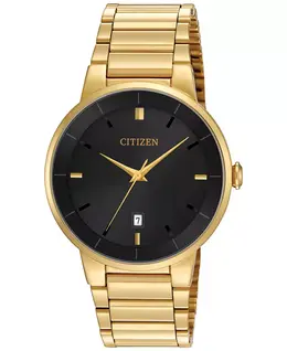 Мужские наручные часы из нержавеющей стали с золотистым покрытием 40 мм BI5012-53E Citizen 2468673