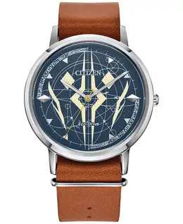 Мужские часы Eco-Drive Star Wars Ahsoka Tano с коричневым кожаным ремешком, 41 мм Citizen 22685956