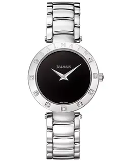 Женские часы-браслет Swiss Balmainia Bijou Diamond (1/10 ct. t.w.) из нержавеющей стали, 33 мм 16154665