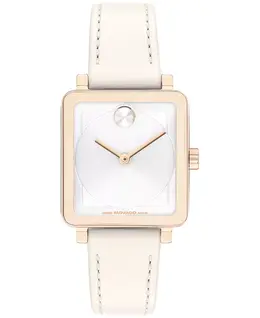 Женские часы Bold Evolution 2.0 Swiss Quartz с белым кожаным ремешком, 26 мм Movado 19356690