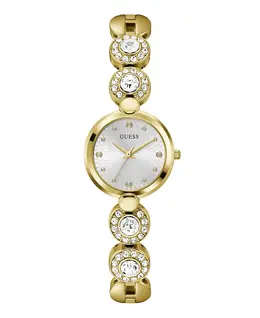 Женские часы Analog Gold Tone из нержавеющей стали, 26 мм Guess 20148970