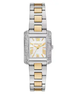 Женские часы Emery с тремя стрелками и двухцветным корпусом из нержавеющей стали, 22x28 мм Michael Kors 20603353