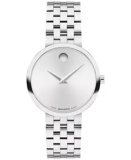 Женские часы Museum Classic Swiss Quartz из нержавеющей стали, 29.5 мм Movado 21171616
