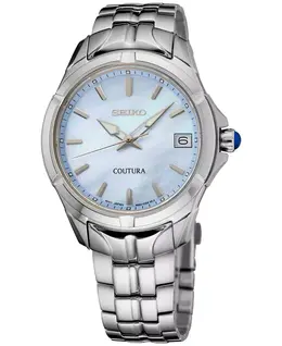 Женские наручные часы Coutura из нержавеющей стали, 34 мм Seiko 19528552