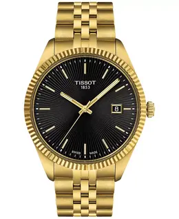 Мужские наручные часы Swiss Ballade с браслетом из нержавеющей стали золотистого оттенка, 40 мм Tissot 20484651