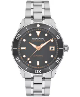 Мужские часы Calendoplan S Swiss Automatic, корпус из нержавеющей стали, 40 мм Movado 21171557