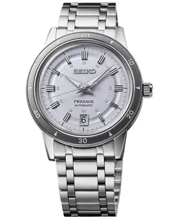 Мужские автоматические часы Presage Style 60s на стальном браслете, 40 мм Seiko 22857741