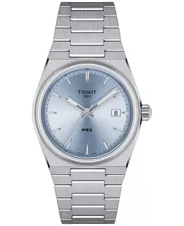 Унисекс-часы PRX со стальным браслетом серебристого оттенка, 35 мм Tissot 13779649