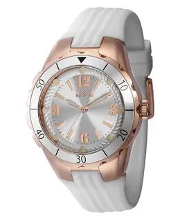 Женские часы Angel Quartz 40311 с серебристым циферблатом и тремя стрелками Invicta 20740173