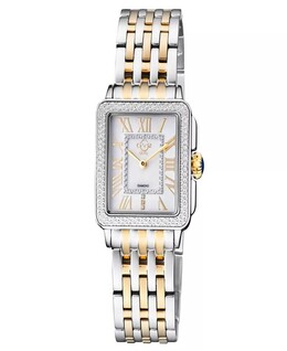 Женские швейцарские кварцевые двухцветные часы-браслет Padova из нержавеющей стали, 30 мм Gevril, мультиколор 14603724 | silver-tone
