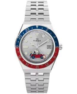 Мужские кварцевые аналоговые часы из нержавеющей стали серебристого цвета, 38 мм Timex 21706020
