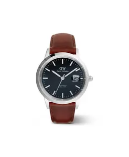 Мужские автоматические часы из коричневой кожи, 40 мм Daniel Wellington 22297922