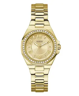 Женские часы Analog Gold Tone из нержавеющей стали, 34 мм Guess 21284725