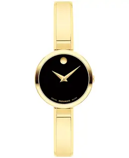 Женские часы Moda Swiss Quartz с желтым PVD-покрытием, 24 мм Movado 21171621