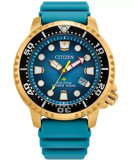 Мужские часы Promaster с зеленым ремешком Eco-Drive, 44 мм Citizen 15734871