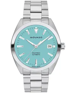 Мужские часы Datron Swiss Auto, серебристый оттенок, нержавеющая сталь, 40 мм Movado 16467792