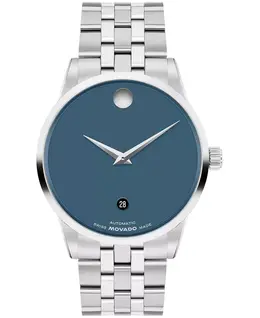 Мужские часы Museum Classic Auto Swiss Automatic из нержавеющей стали, 40 мм Movado 23786040
