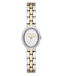 Женские часы Maude с тремя стрелками и двухцветным корпусом из нержавеющей стали, 21 мм Michael Kors 24043264