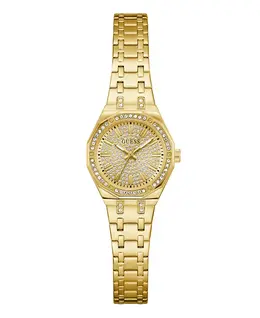 Женские золотистые аналоговые часы, 25мм Guess 23513198